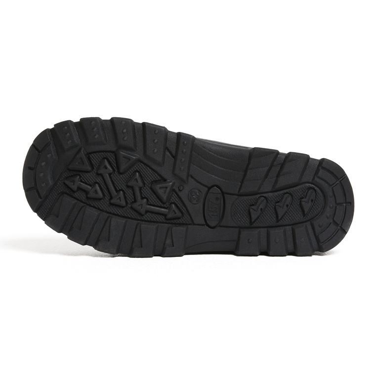 Short pile boots "Milou Star" Black